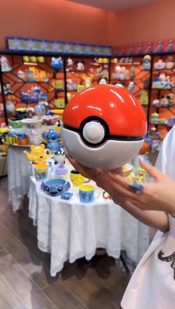 瓷片@@陶瓷精灵球储物罐