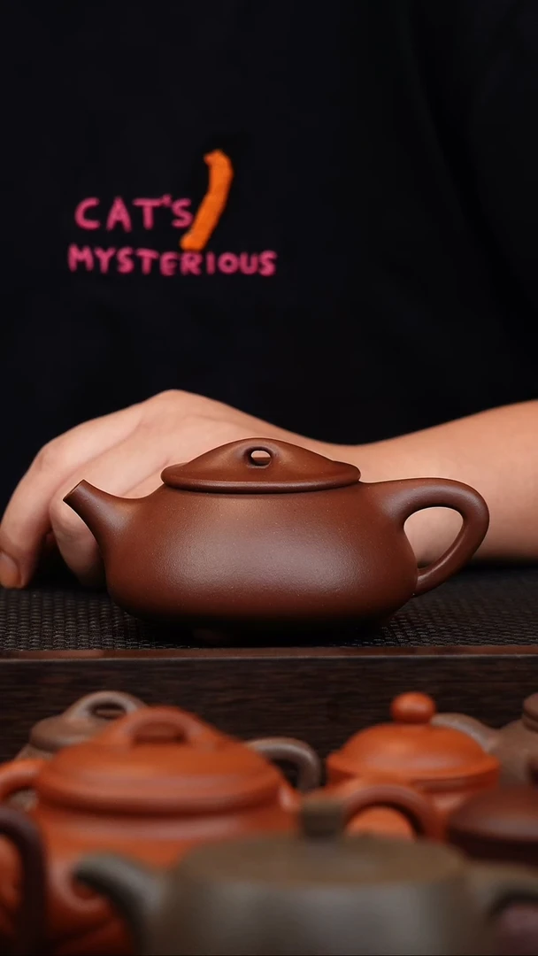 茶壶紫砂微瑕景舟石瓢200cc