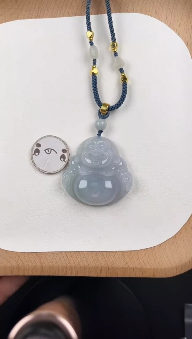 颈饰未镶嵌翡翠5CC049冰中佛+多样性发其一