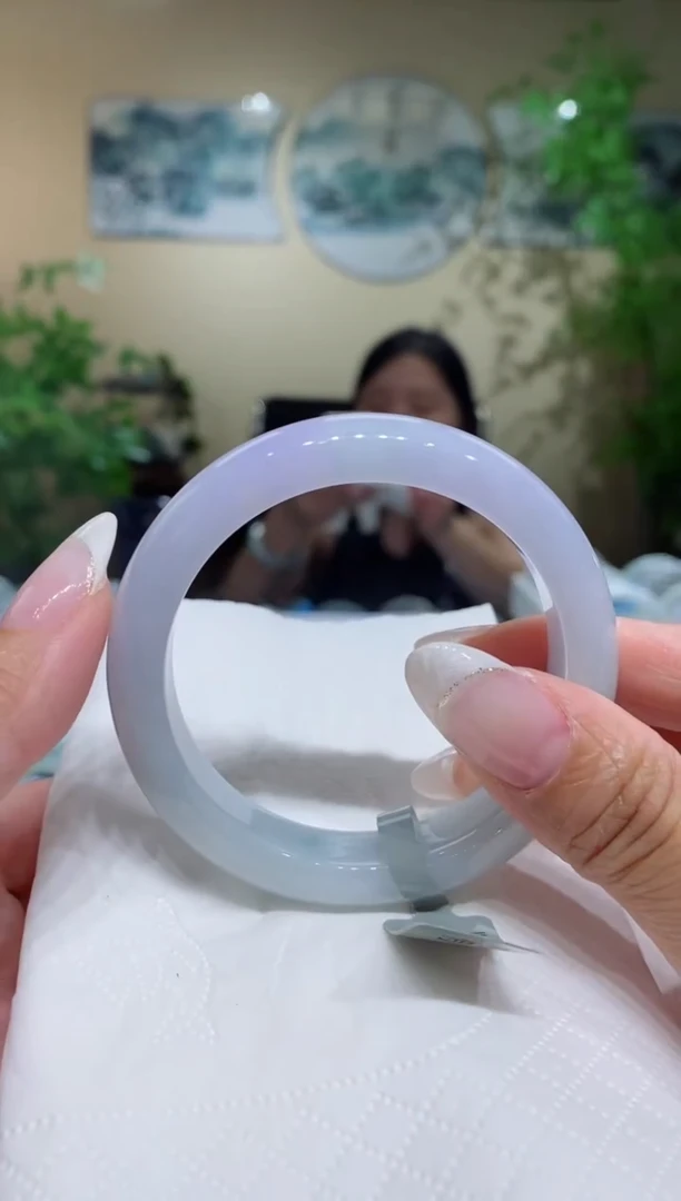 未镶嵌手镯翡翠圈口5354