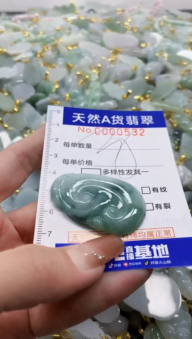 颈饰未镶嵌翡翠天然A货翡翠