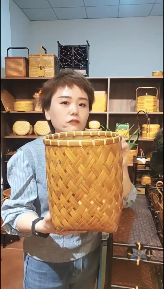 带标经典双蔑手工老师傅编织