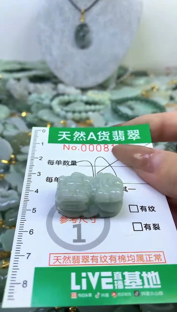 颈饰未镶嵌翡翠纯天然缅甸a货翡翠