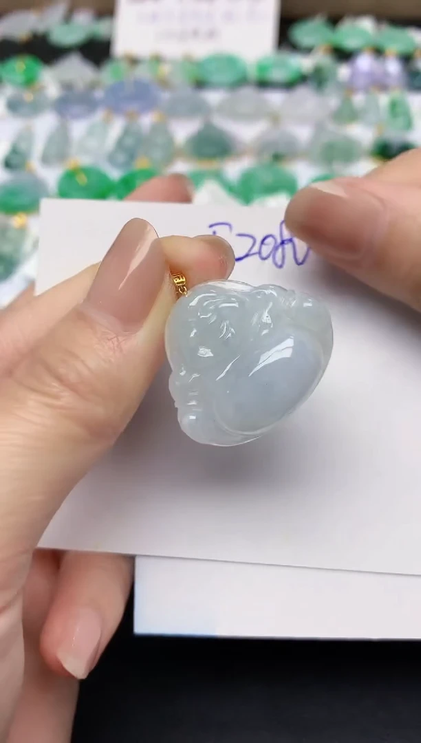 颈饰未镶嵌翡翠天然缅甸A货翡翠百元以上9元证书费自理