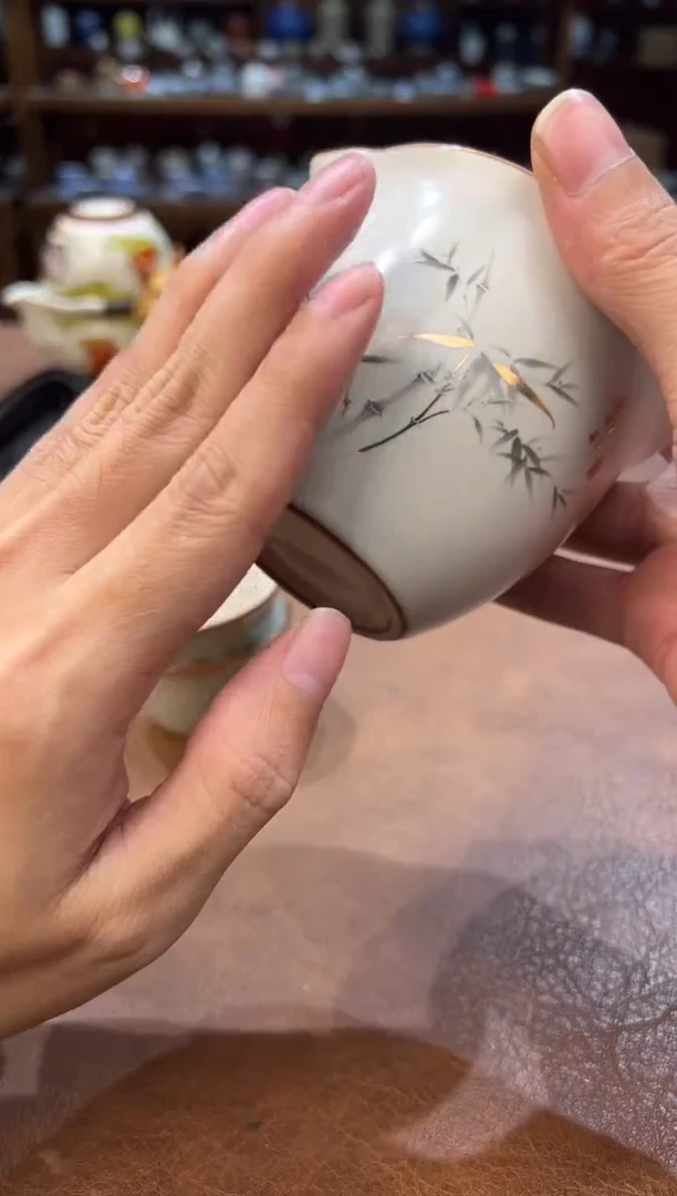 真的很便宜会开片的旅行茶具