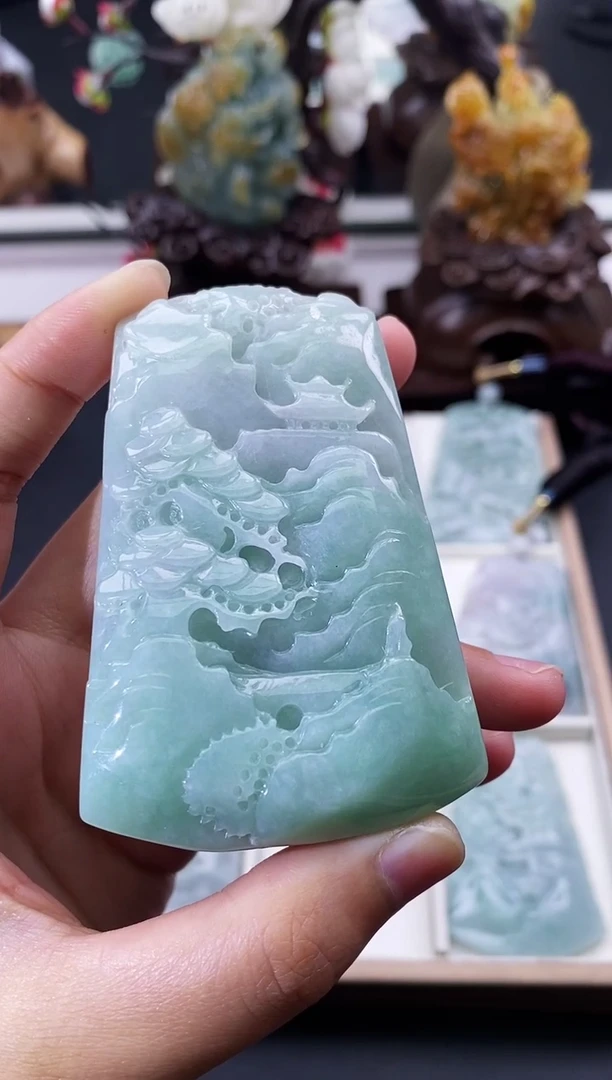 颈饰未镶嵌翡翠天然缅甸A货翡翠