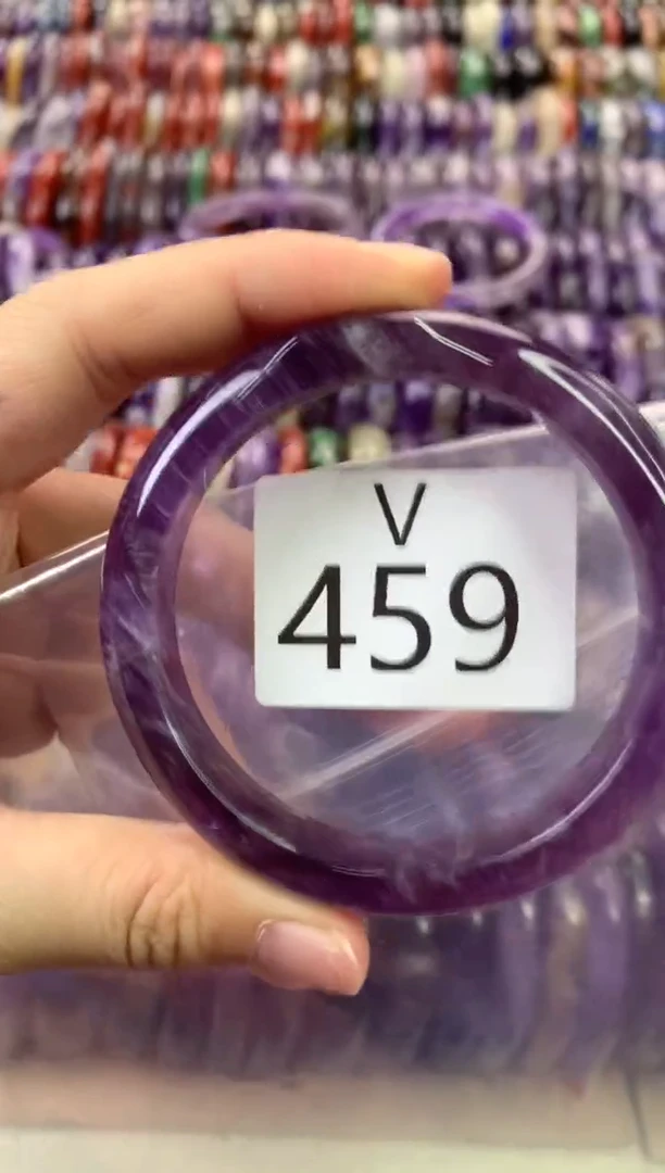 【闪购商品】水晶水晶手镯V未镶嵌459-57