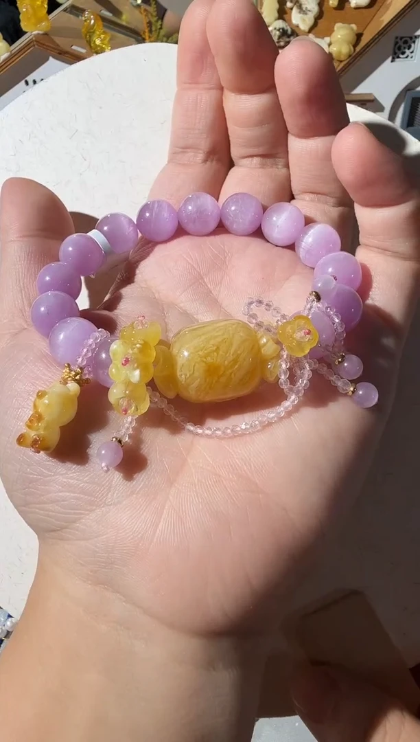 【闪购商品】蜜蜡手链未镶嵌蜜蜡糖果手链