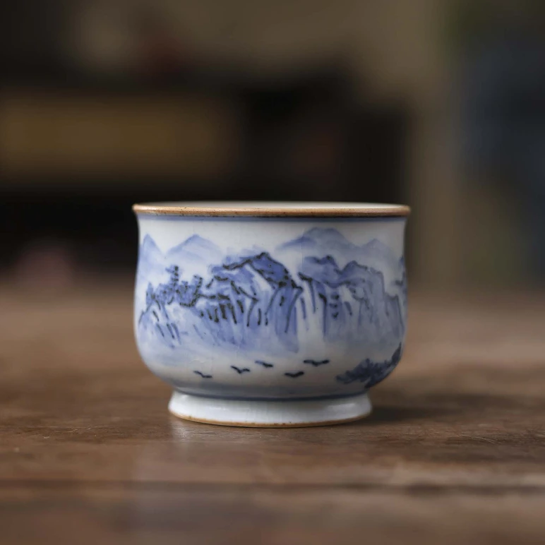 【斋居】山水-朴云堂-主人杯（朴杯0546）