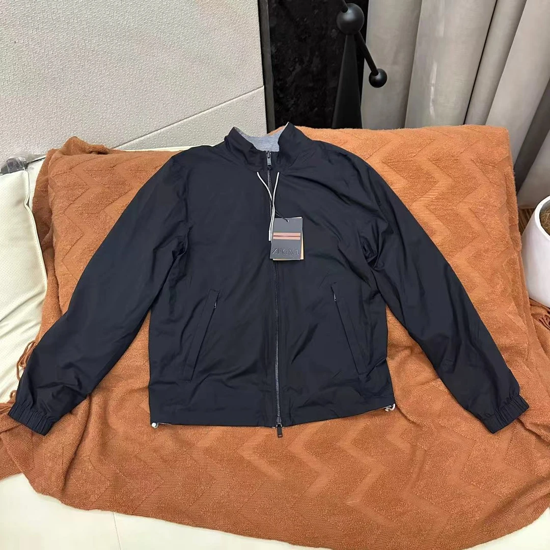 【正经小郑】杰么好看的男士藏青双面外套