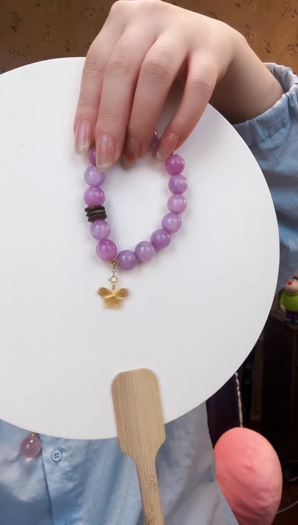 手串锂辉石18K金镶嵌1309手串