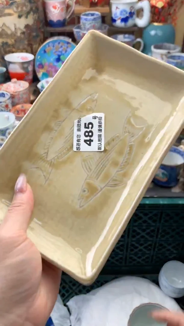 瓷片红****士485号六六工艺品瓷器