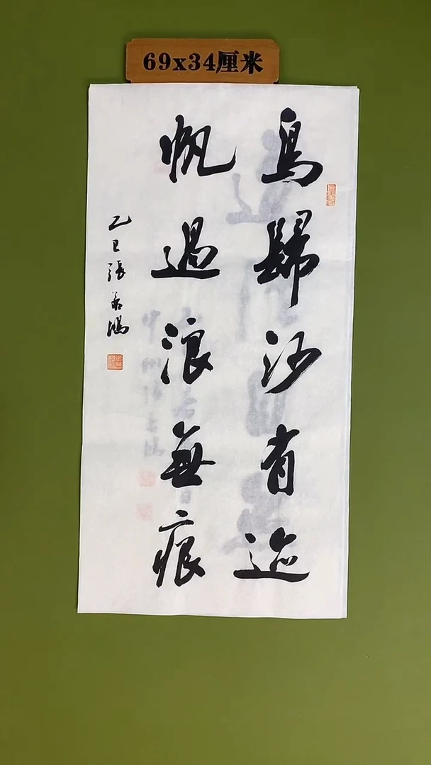 书法书法 张若鸿 尺寸69cm*34cm