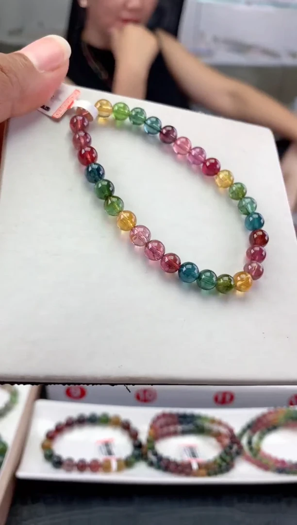 未镶嵌手串碧玺 多样性发一条