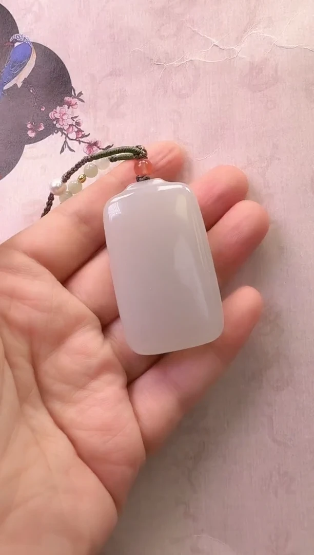 【闪购商品】和田玉吊坠未镶嵌无事牌