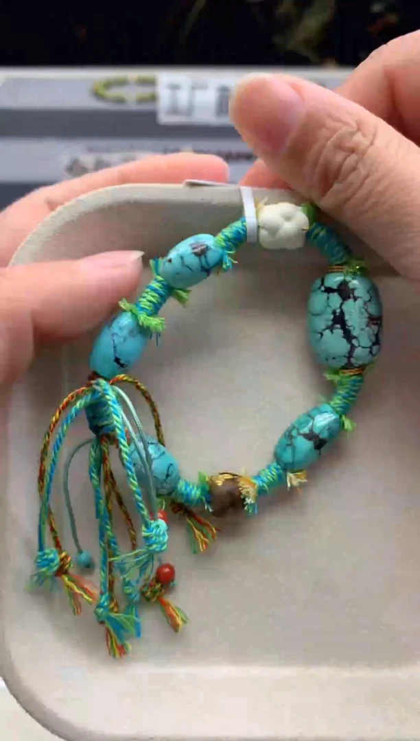 未镶嵌绿松石手串橙.Q75