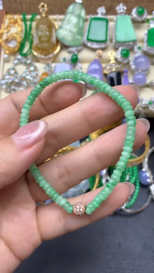 【闪购商品】翡翠手链未镶嵌153中国好珍宝