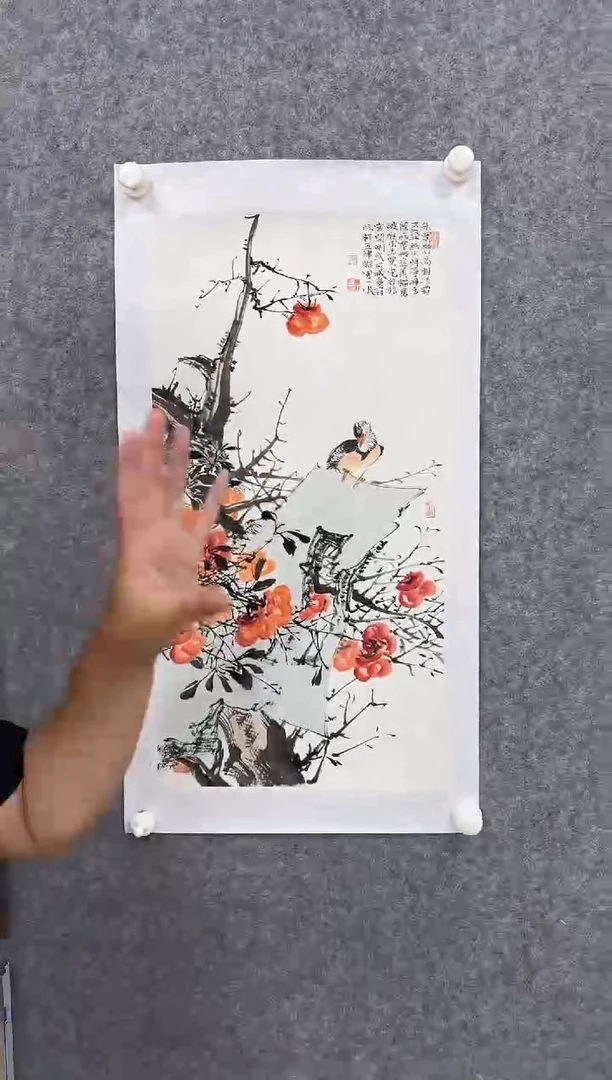 国画ST-ZYS花鸟画作品