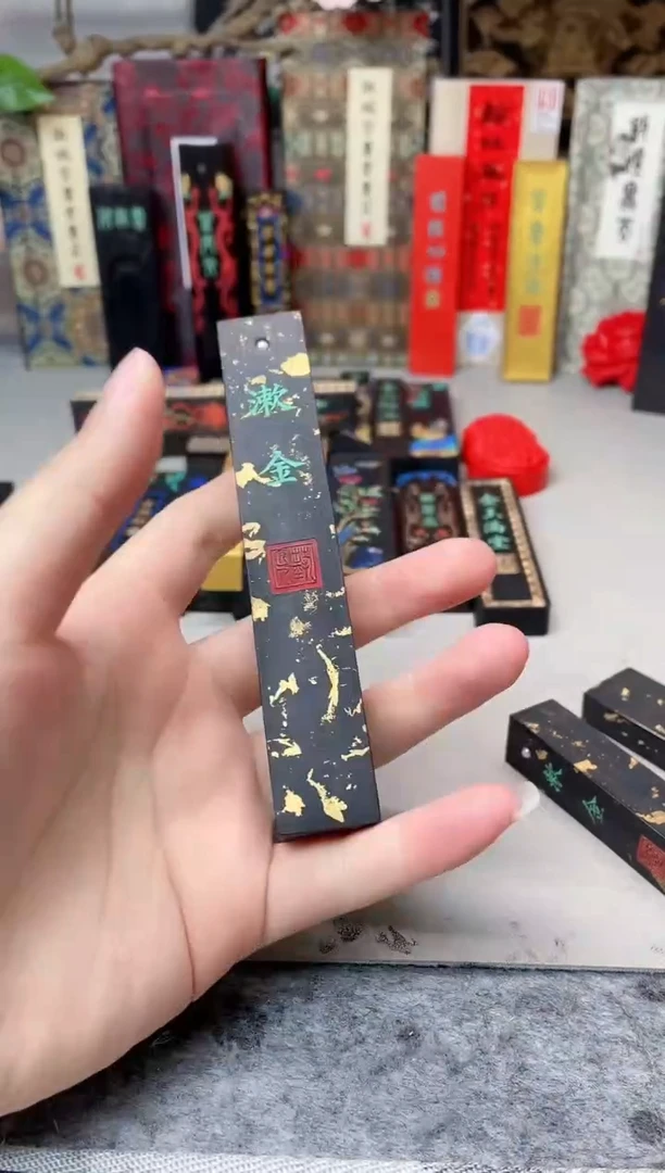 玉禾堂 2两小方柱 漱金