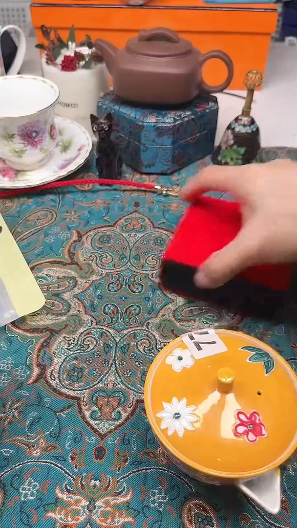 瓷片瓷片柴窑烧制半手工多人