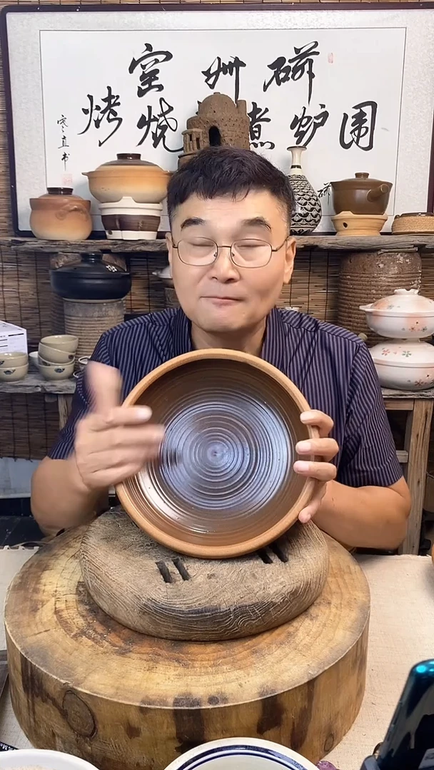 复古土菜钵干烧钵26厘米口径（无盖）
