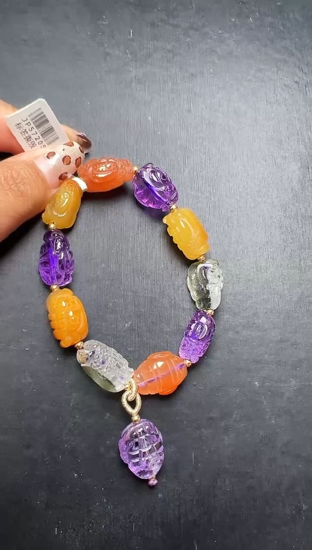 未镶嵌手串水晶水晶设计金蟾手串 JP57205