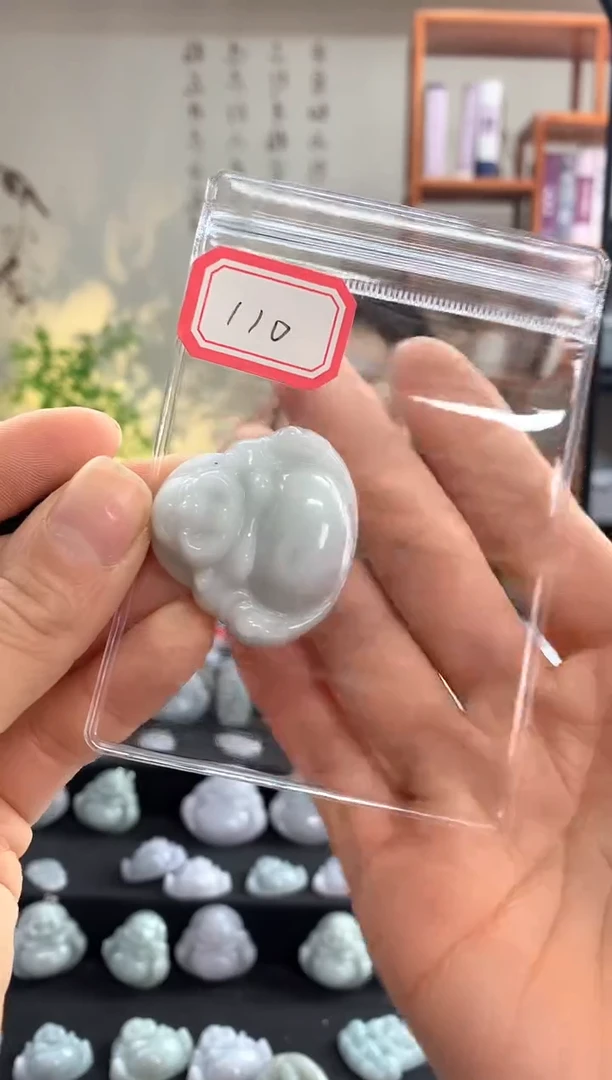【闪购商品】翡翠颈饰未镶嵌佛公110 多样性发一件