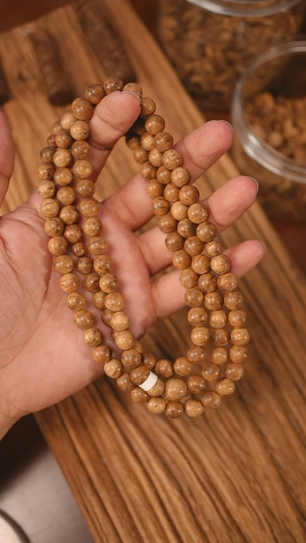 沉香手串菩萨棋软丝小棋楠0.88-30克xx1030