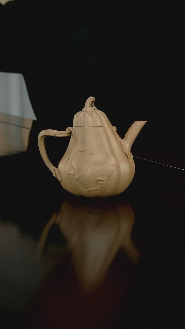 【闪购商品】紫砂茶壶鸣远高南瓜高端紫砂壶