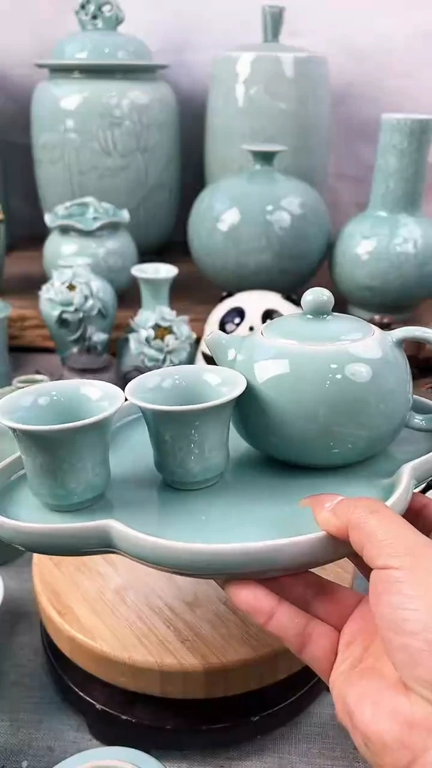 【闪购商品】特价 微瑕 慧仙青瓷