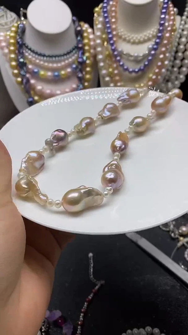 颈饰未镶嵌淡水珍珠多人