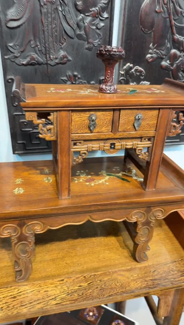 木花梨 小翘头案