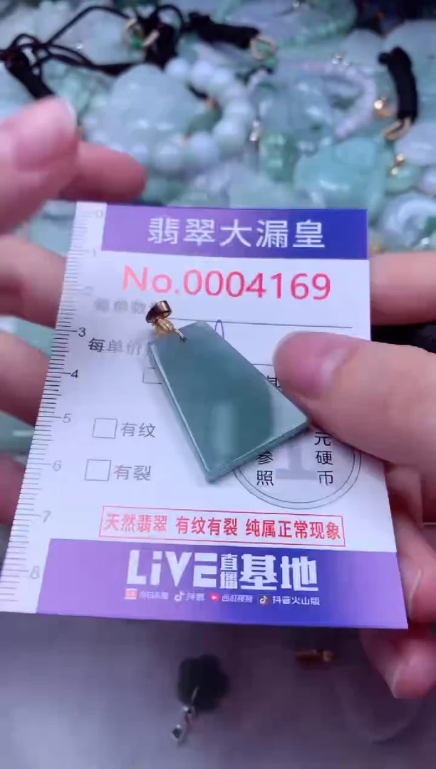吊坠(不含链)未镶嵌翡翠4169