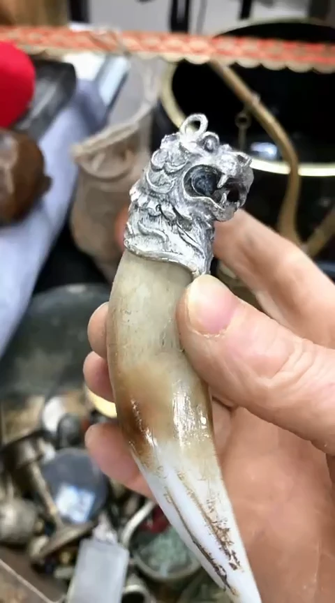 【闪购商品】一物一拍编号虎头把件