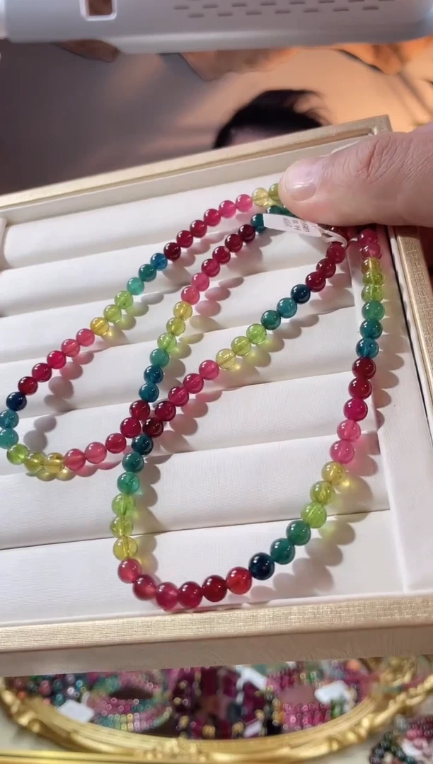 【闪购商品】碧玺手链未镶嵌多圈手链5.5+