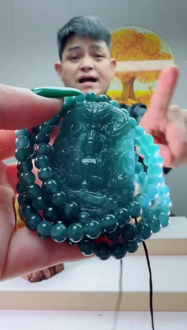 翡翠未镶嵌颈饰多样性随机发其一