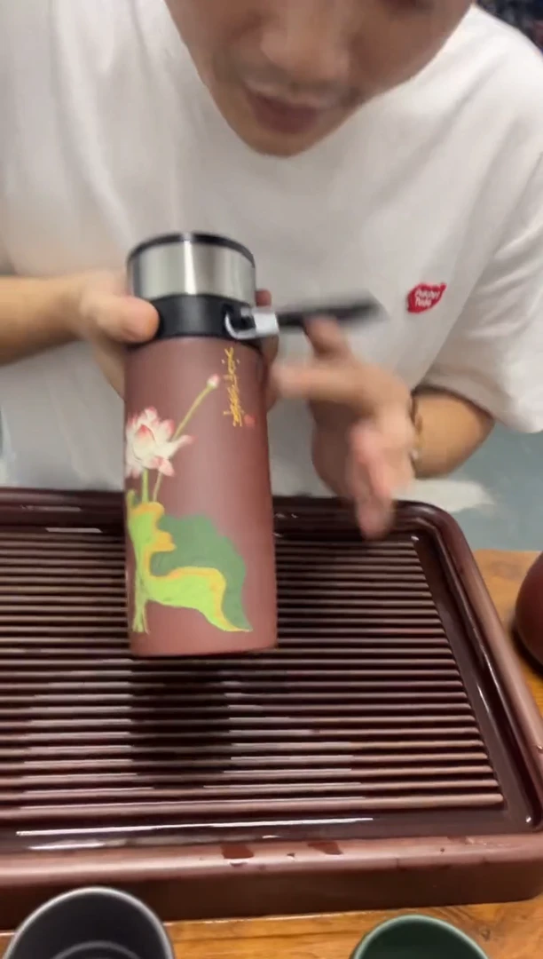 宜兴紫砂原矿便携杯