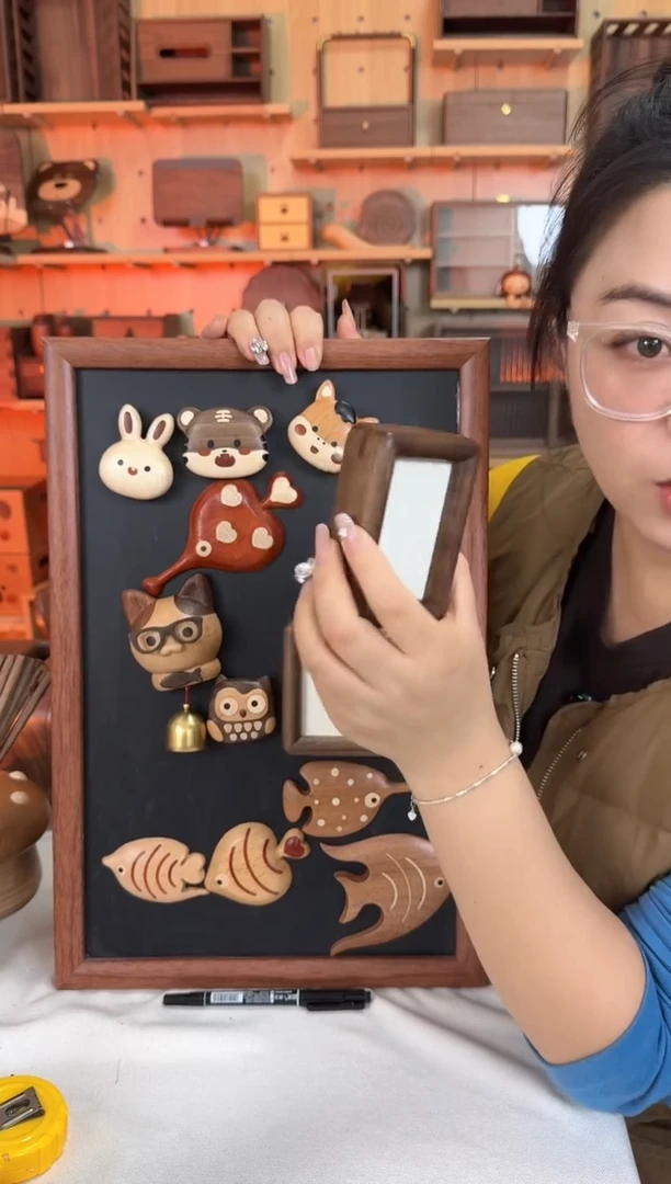 木黑胡桃三寸相框