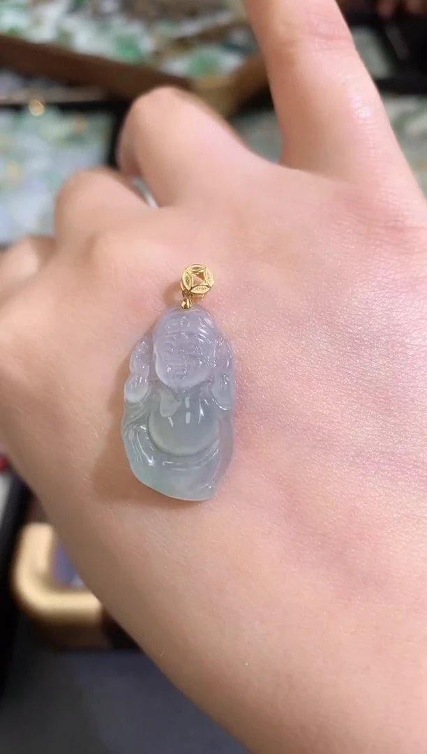 【闪购商品】翡翠颈饰18K金镶嵌20250225013