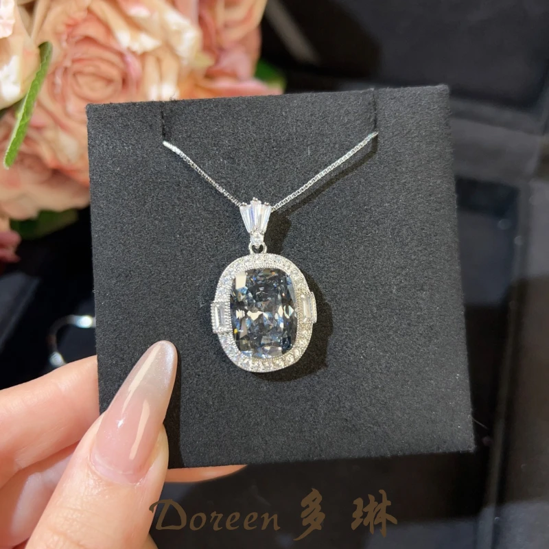 铜合金项链 黑灰色重工项链NC845