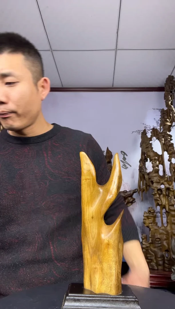 金丝楠木雕款金****)金丝楠木工艺品摆件