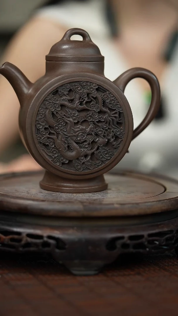 茶壶紫砂宜兴岁颐传砂原矿全手12