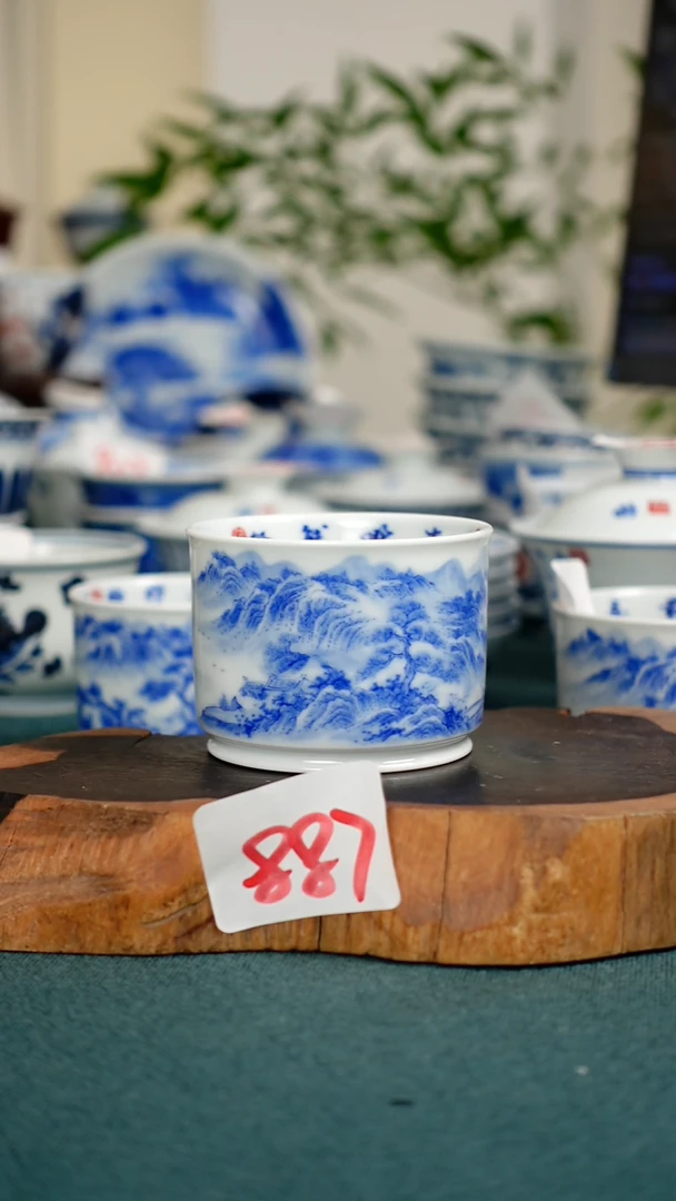 茶杯887全手工手绘茶器