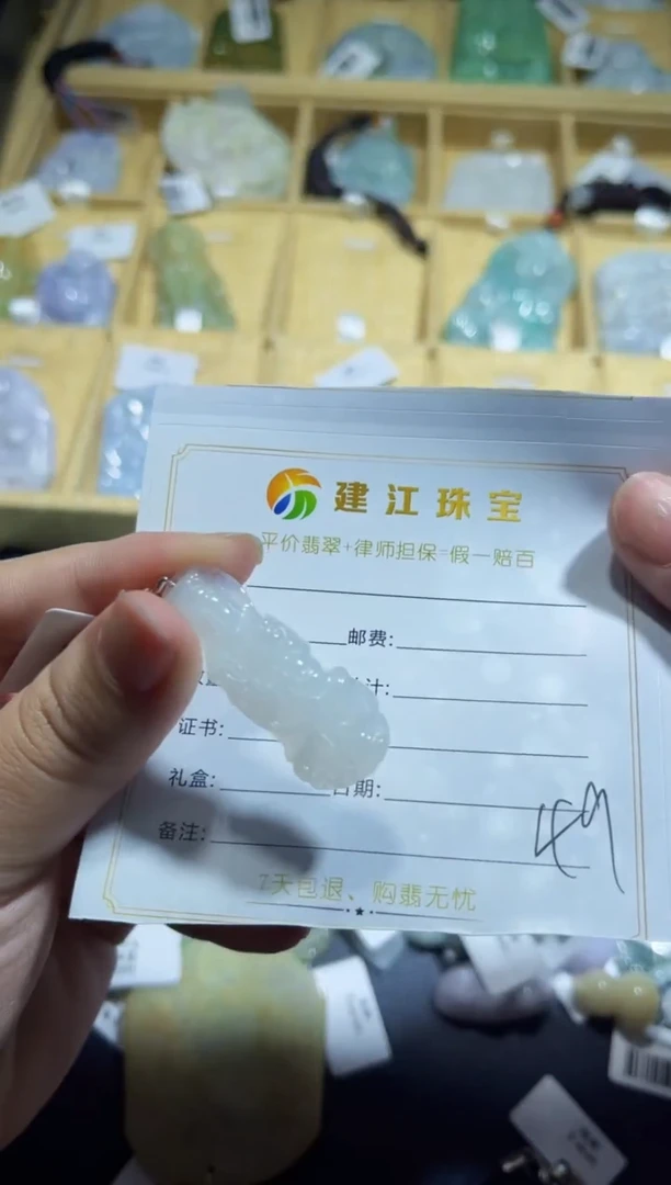 【闪购商品】翡翠未镶嵌颈饰00000049