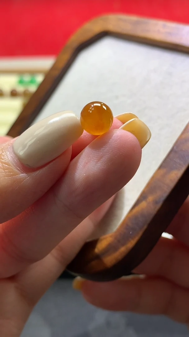 未镶嵌定制翡翠卡7.7mm