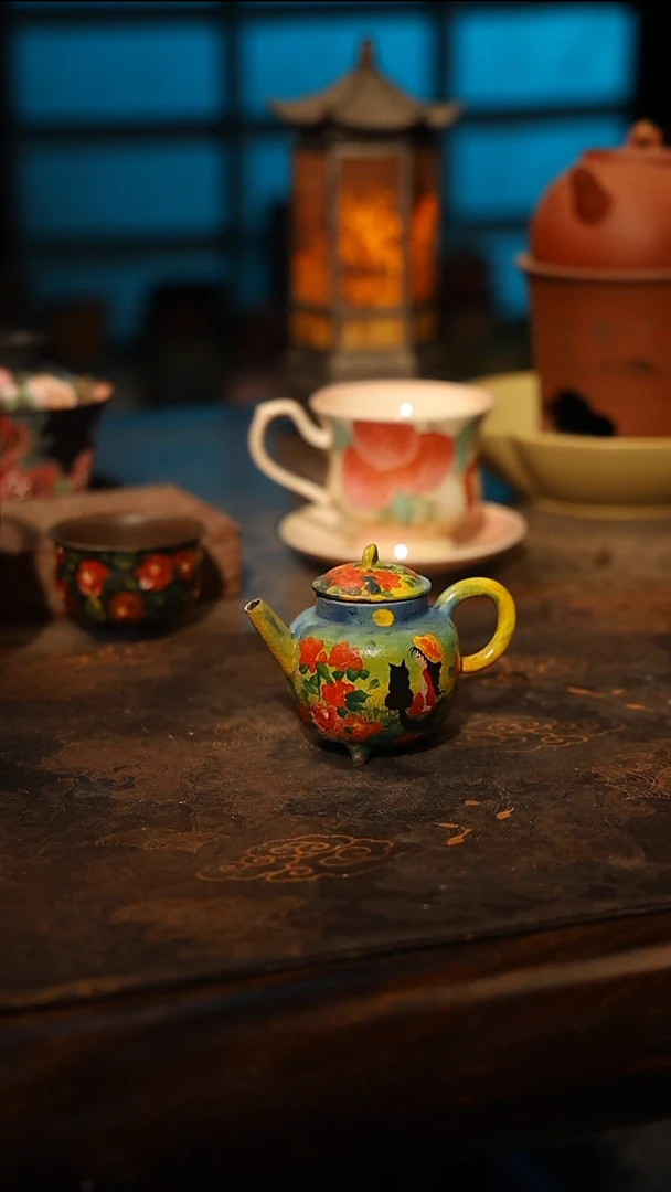 陶瓷景德镇高温釉下彩手工手绘款式