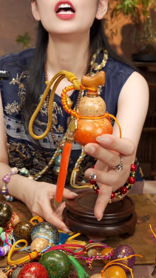 15 --大漆开口小葫芦----178