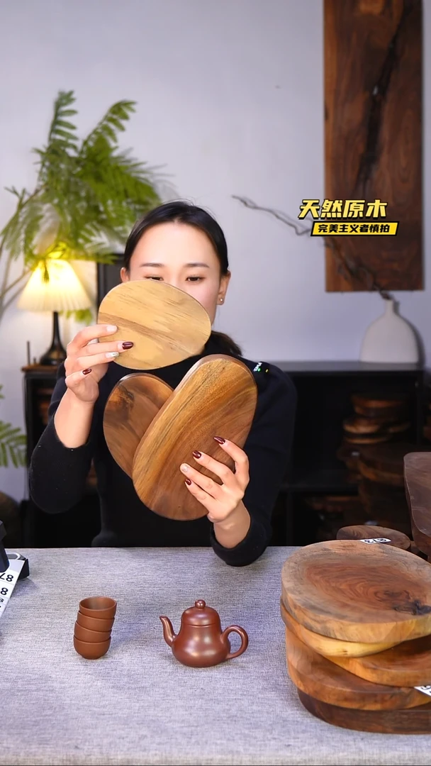 木北美黑胡桃原木.干裂疤结不属于商品质量问题完美主义者慎拍