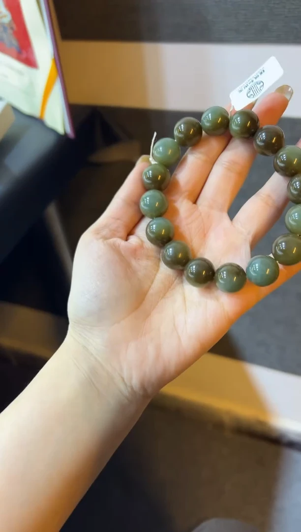 未镶嵌手串和田玉且末蓝手串（产地直发）