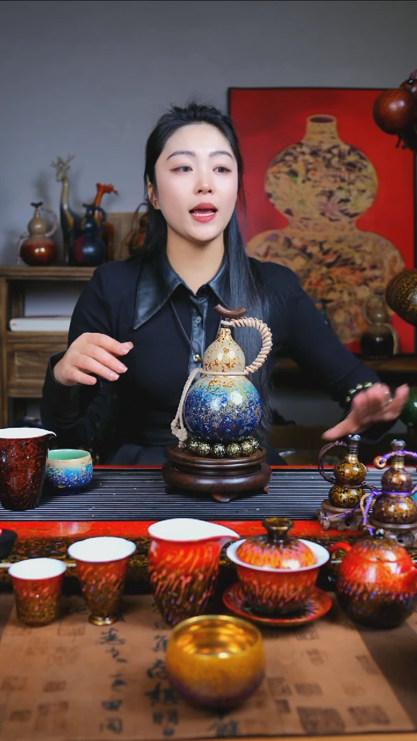 【闪购商品】JL091过年礼臻选大漆酒葫芦